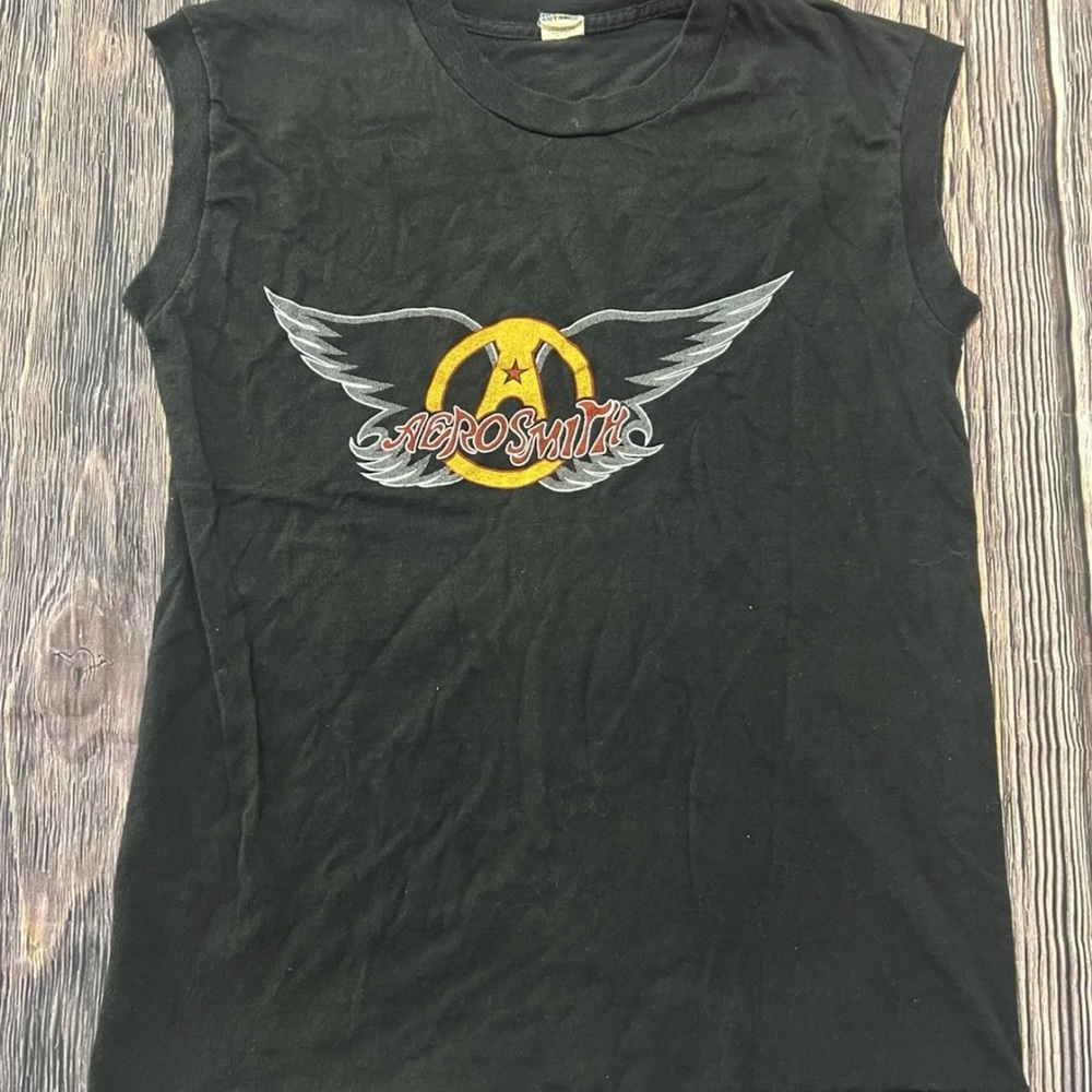 Vintage Aerosmith 1984 Back In The Saddle Tour Shirt M Single Stitch 80s